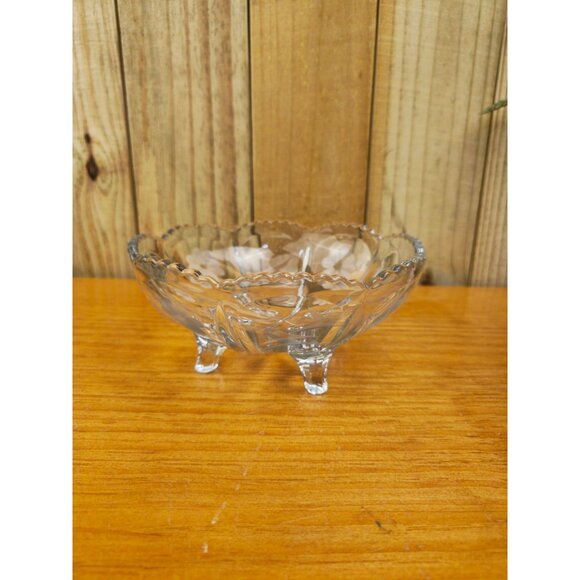 Vintage Harvest Clear Fruit Bowl by Colony Glass - Picture 2 of 8